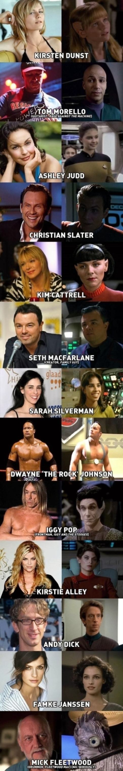Obrázek how many of these people did you know were in Star Trek