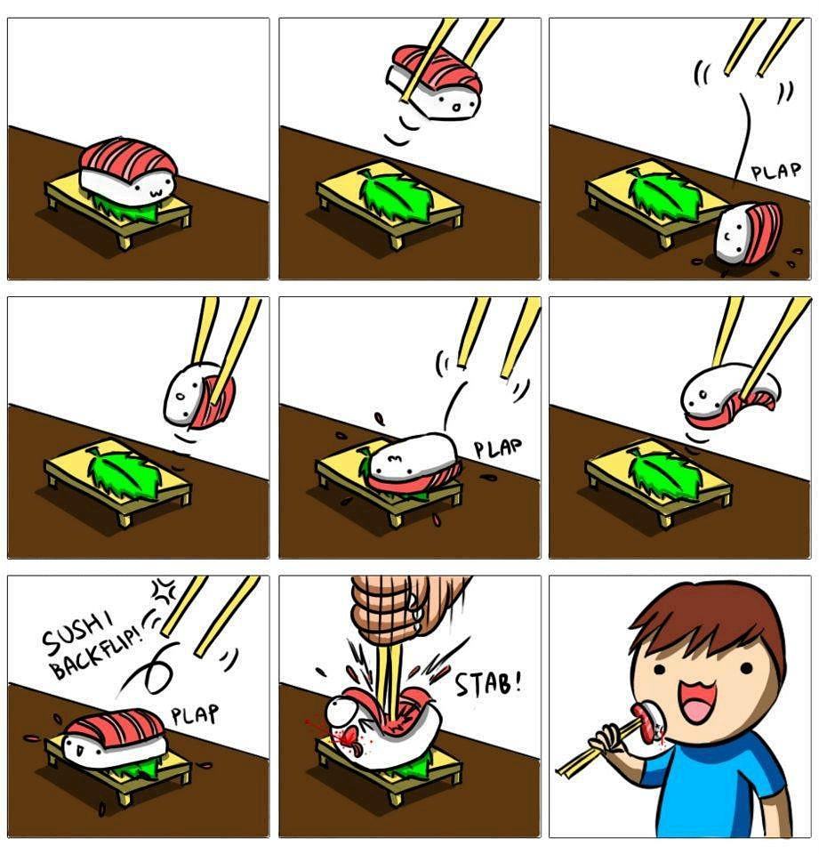 Obrázek how to eat sushi
