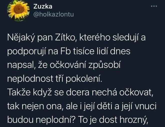 Obrázek i deti vasich neplodnych deti budou neplodne