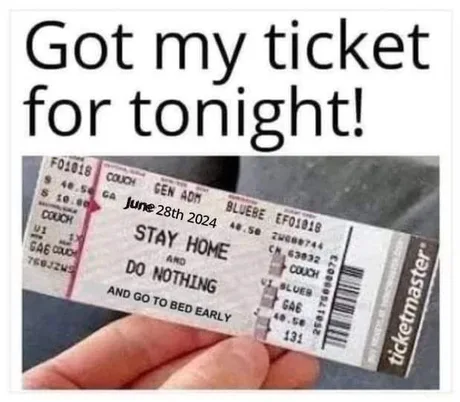 Obrázek i got ticket for tonight