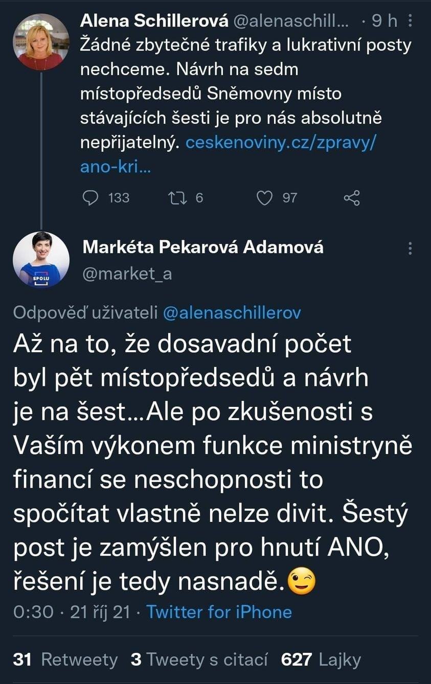 Obrázek inflace mistopredsedu