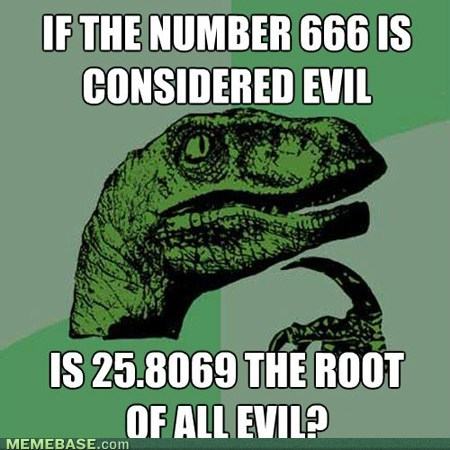 Obrázek internet-memes-square-root-of-all-evil
