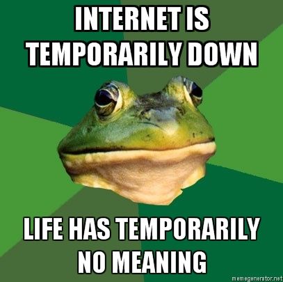 Obrázek internet is down