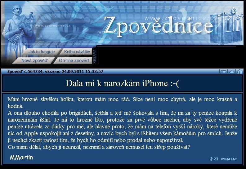 Obrázek iphone k narozeninam