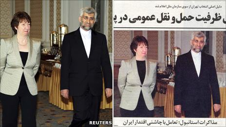 Obrázek iranske noviny chrani vase oci