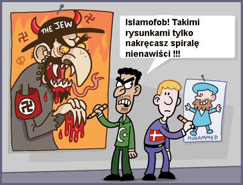 Obrázek islamofobie