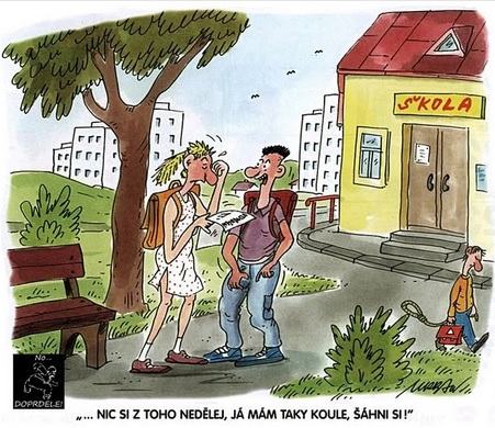 Obrázek jak roumenista bali holky