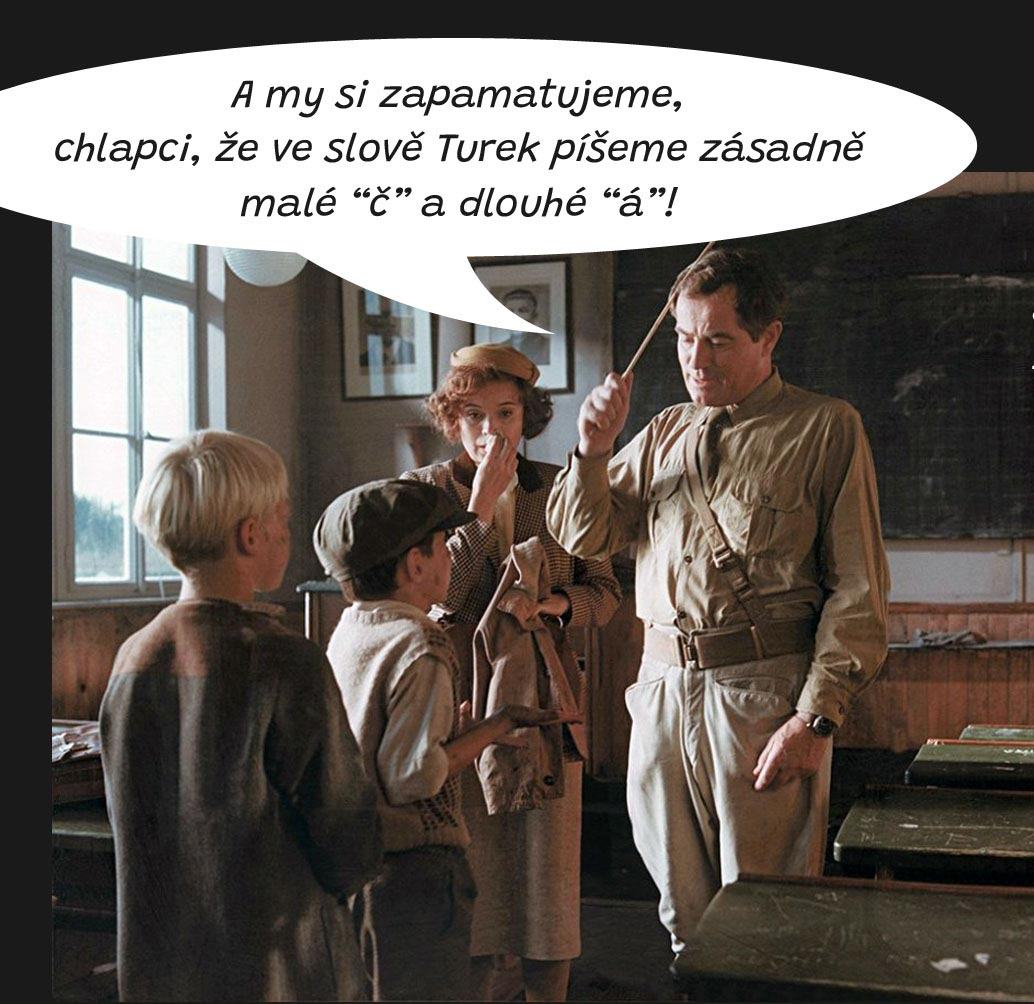 Obrázek jak se pise Turek