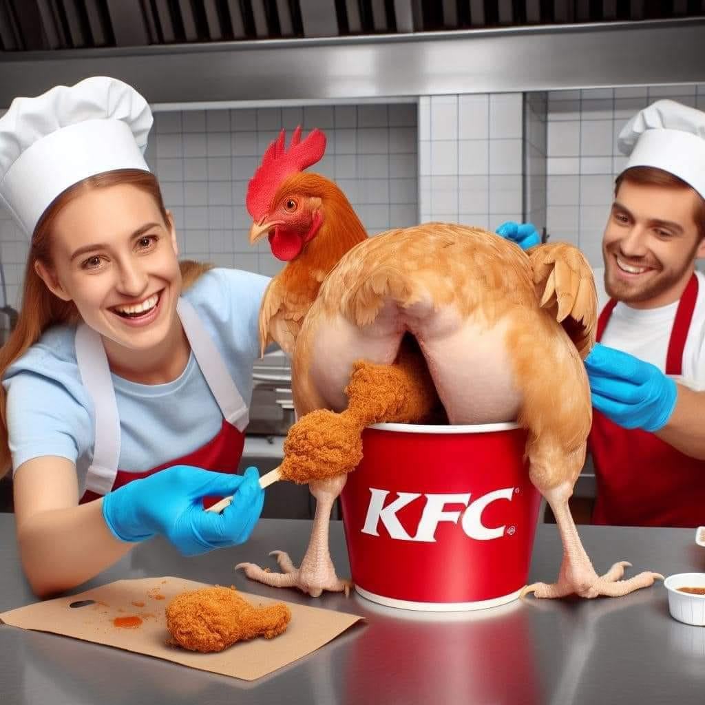 Obrázek jak se pripravuje kfc