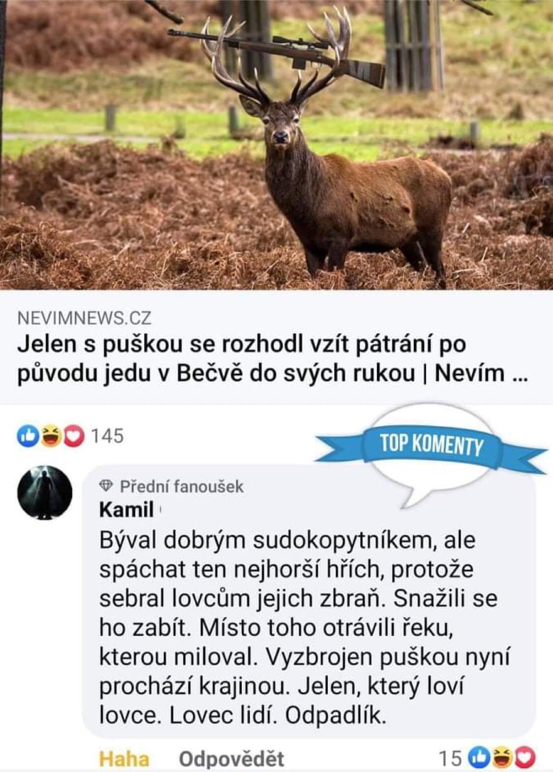 Obrázek jelen odpadlik