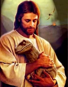 Obrázek jesus dinosaur1