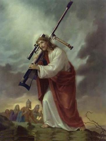 Obrázek jesus gun 3