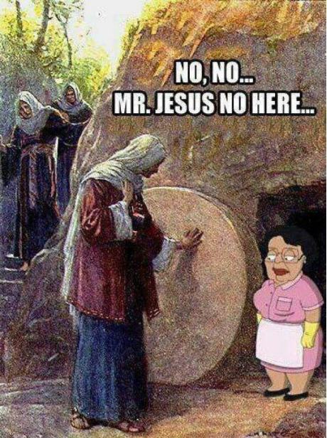 Obrázek jesus not here