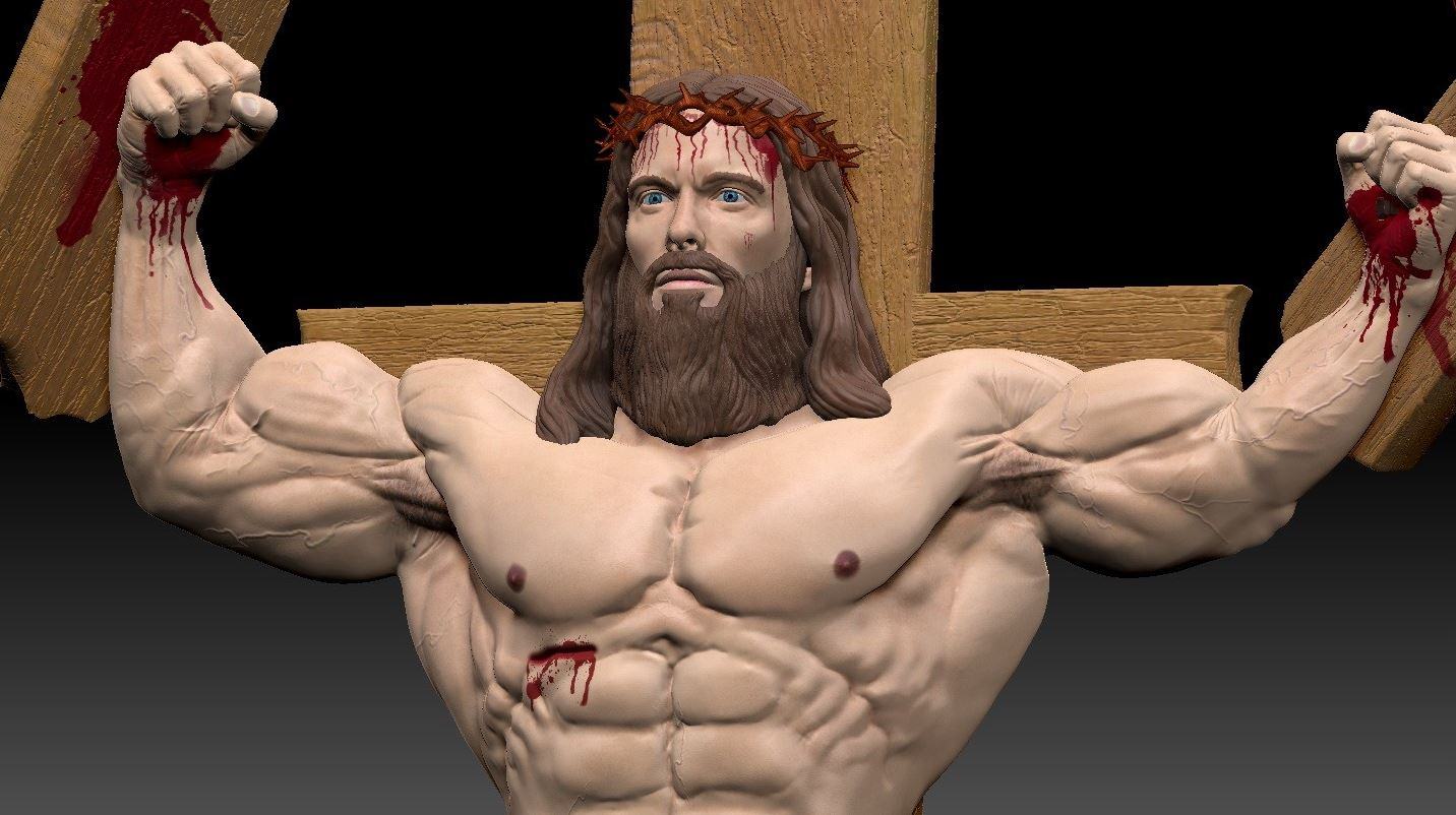 Obrázek jesus schwarzenegger