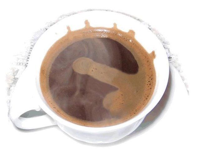 Obrázek kafe s pyjem