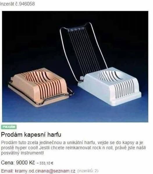 Obrázek kapesni harfa