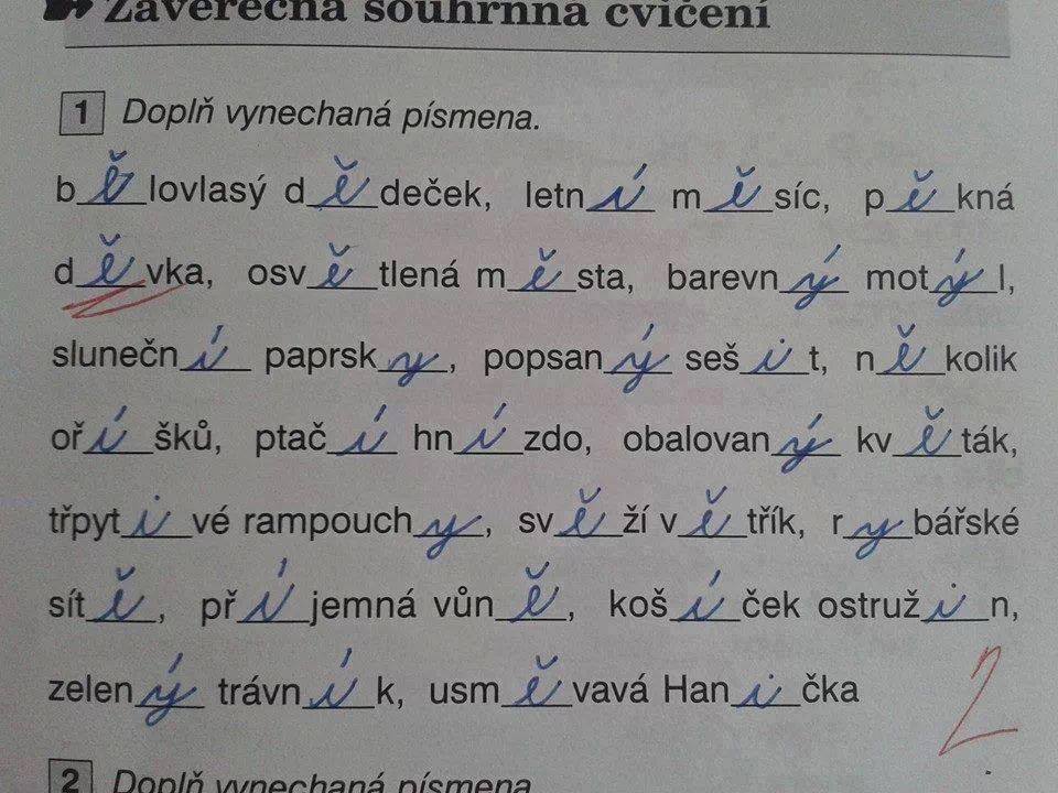 Obrázek kde je chyba pani ucitelko