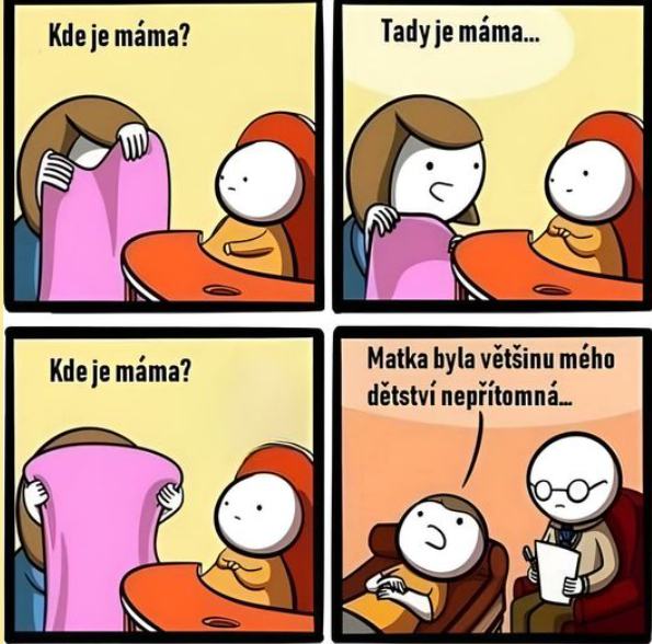 Obrázek kde je mama
