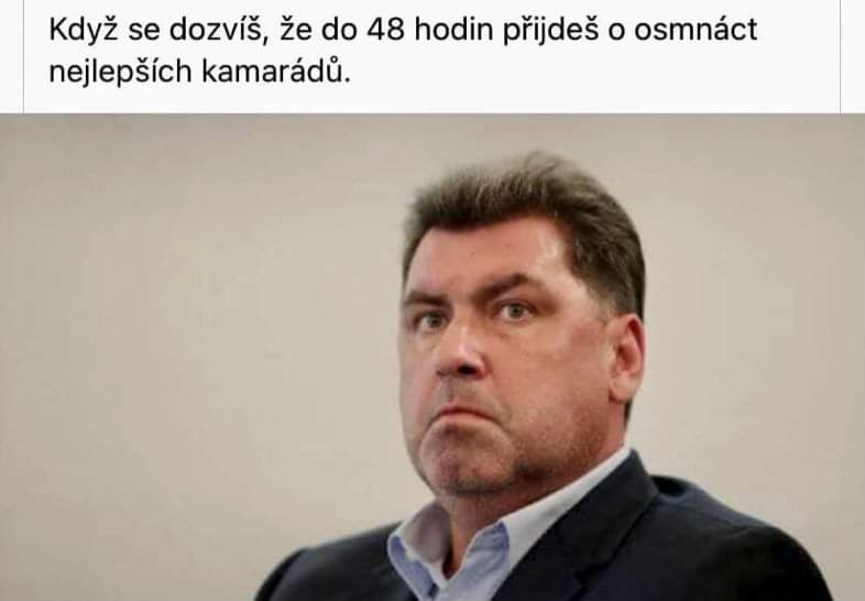 Obrázek kdyz se dozvis ze prijdes o kamose