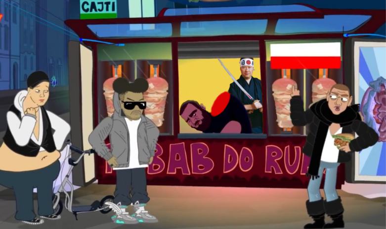 Obrázek kebab do ruky