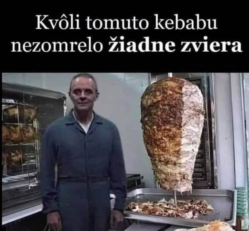 Obrázek kebab kde neumrelo ziadne zviera