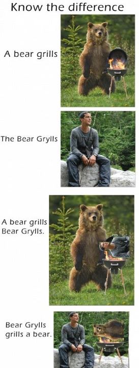 Obrázek know the difference bear
