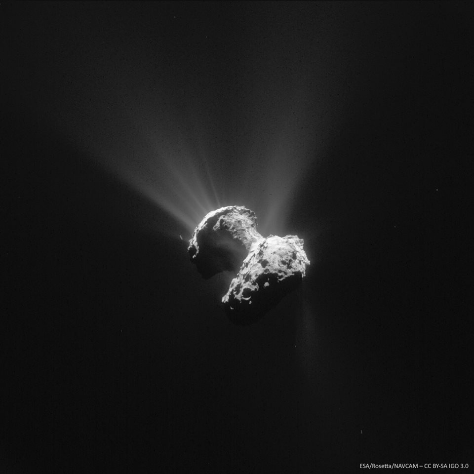Obrázek kometa 67P-C