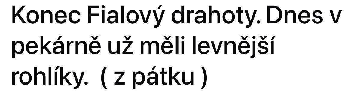 Obrázek konecne konec drahoty