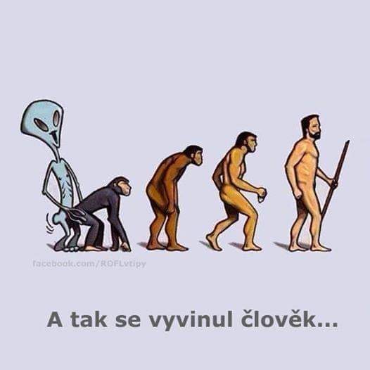 Obrázek konecne spravna teorie evoluce