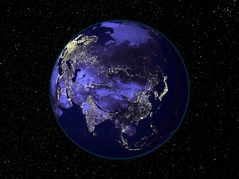 Obrázek krasna modra planeta 13