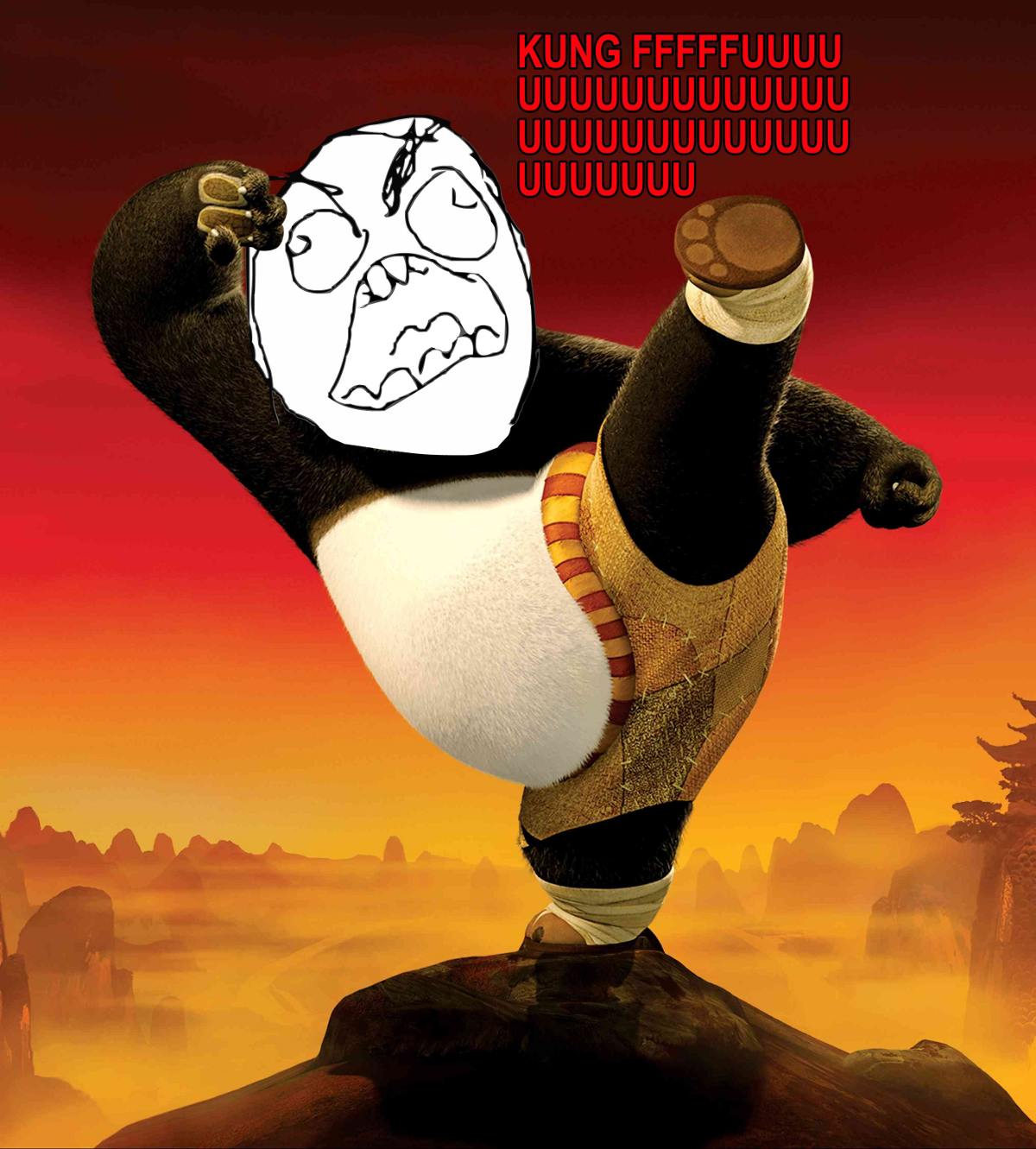 Obrázek kung fuuuuuuuuuuu panda
