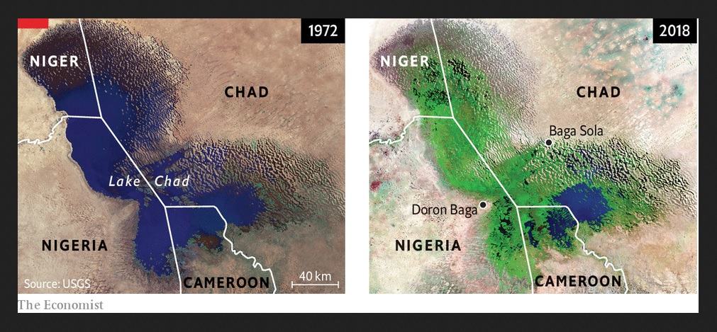 Obrázek lake Chad vs desert virgin