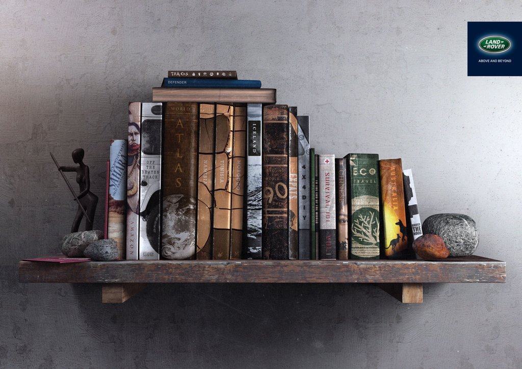 Obrázek land rover books ad