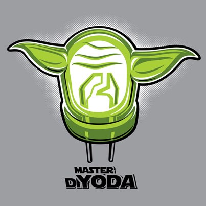 Obrázek led yoda