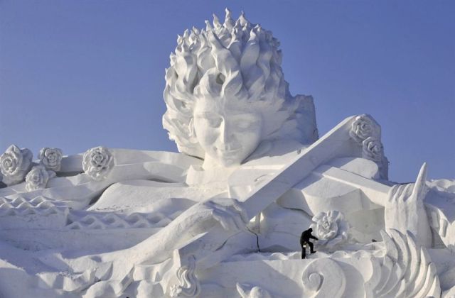 Obrázek ledova socha