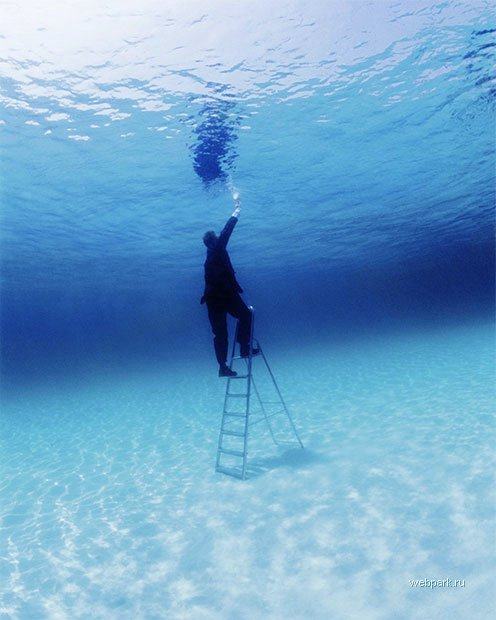 Obrázek lezec z vody