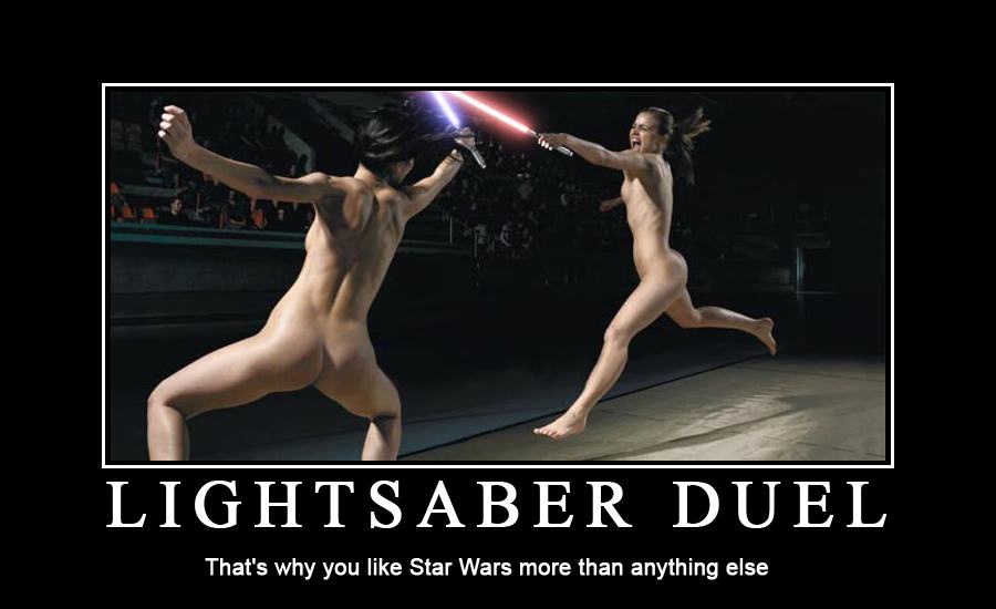 Obrázek light saber duel poster