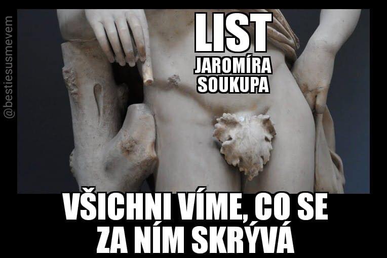 Obrázek list jaromira soukupa