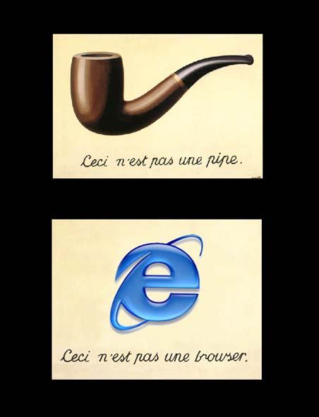 Obrázek magritte browser