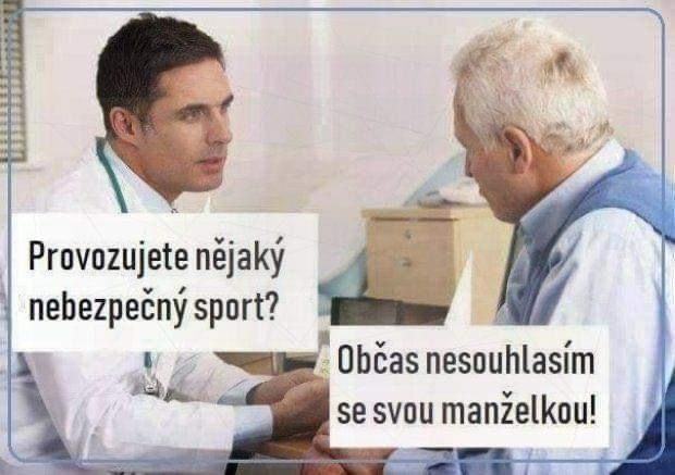 Obrázek manza riskuje