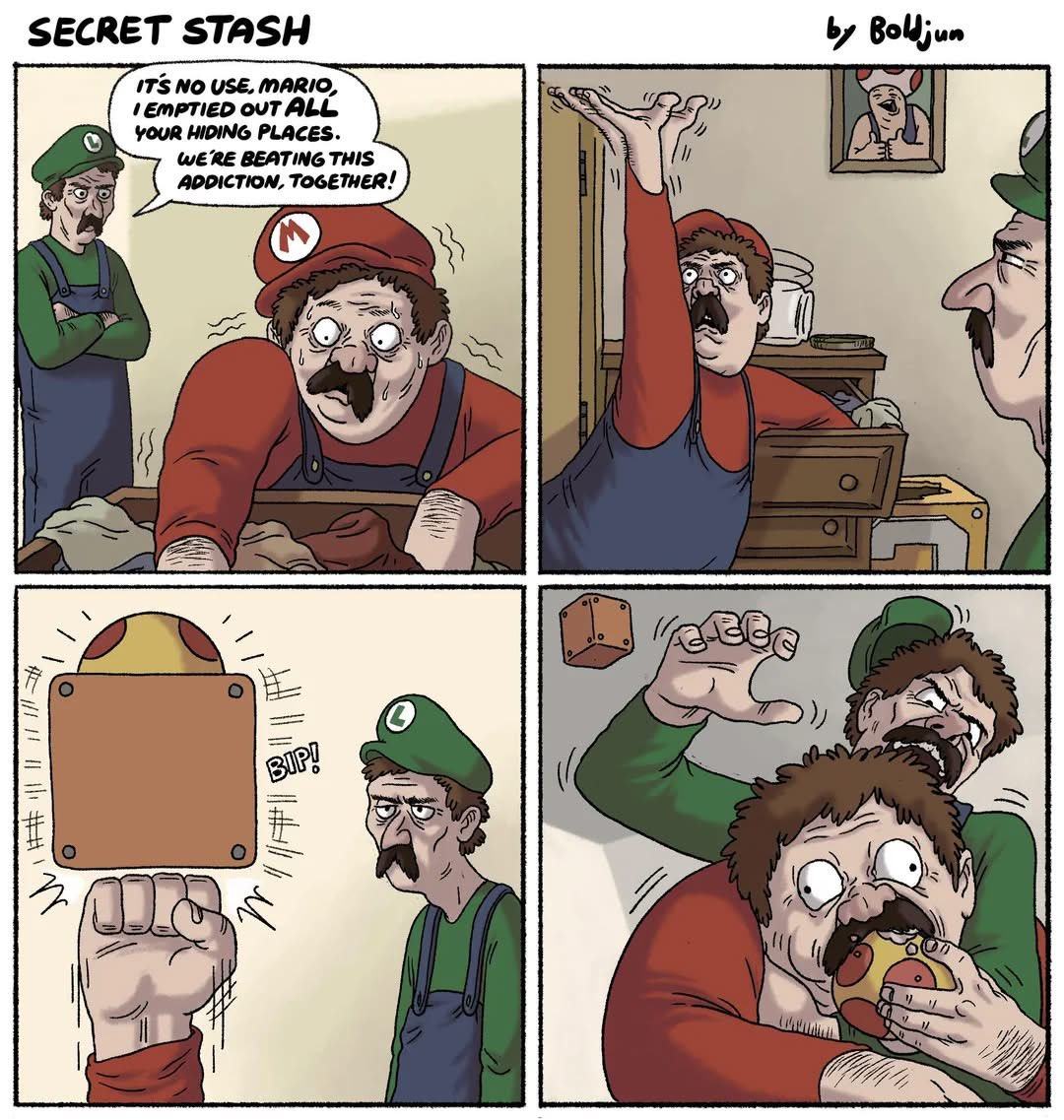 Obrázek mario addiction