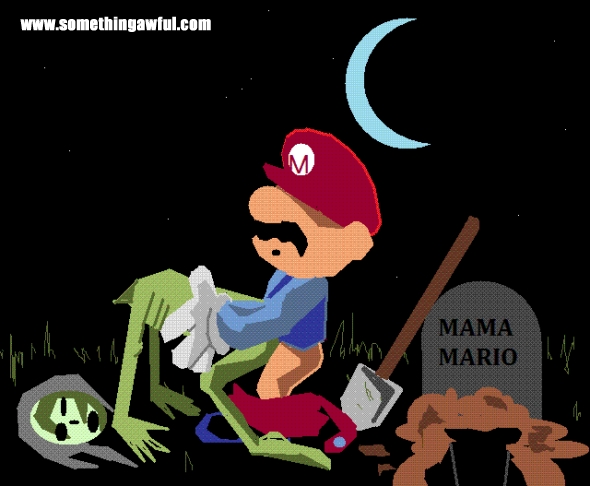 Obrázek mario bros se zblaznil