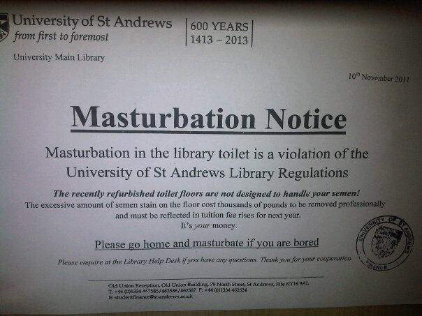 Obrázek masturbation notice