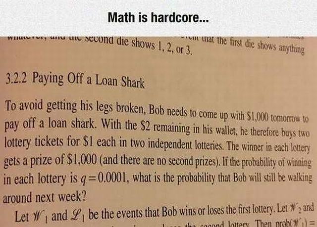 Obrázek math is hardcore
