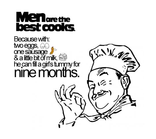 Obrázek men are best cooks