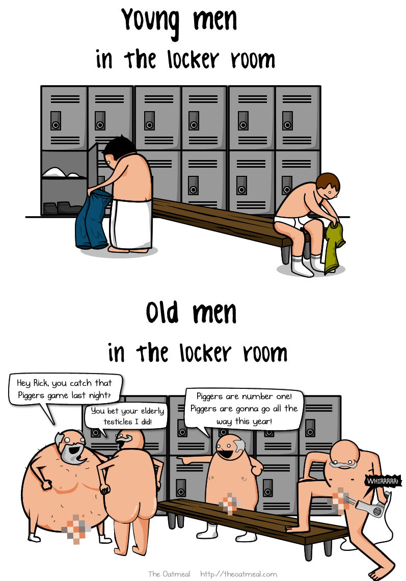 Obrázek men in locker room