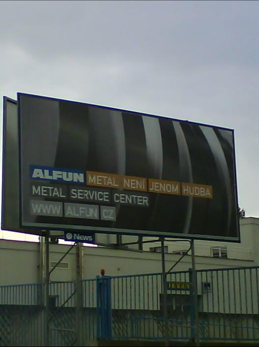 Obrázek metal billboard