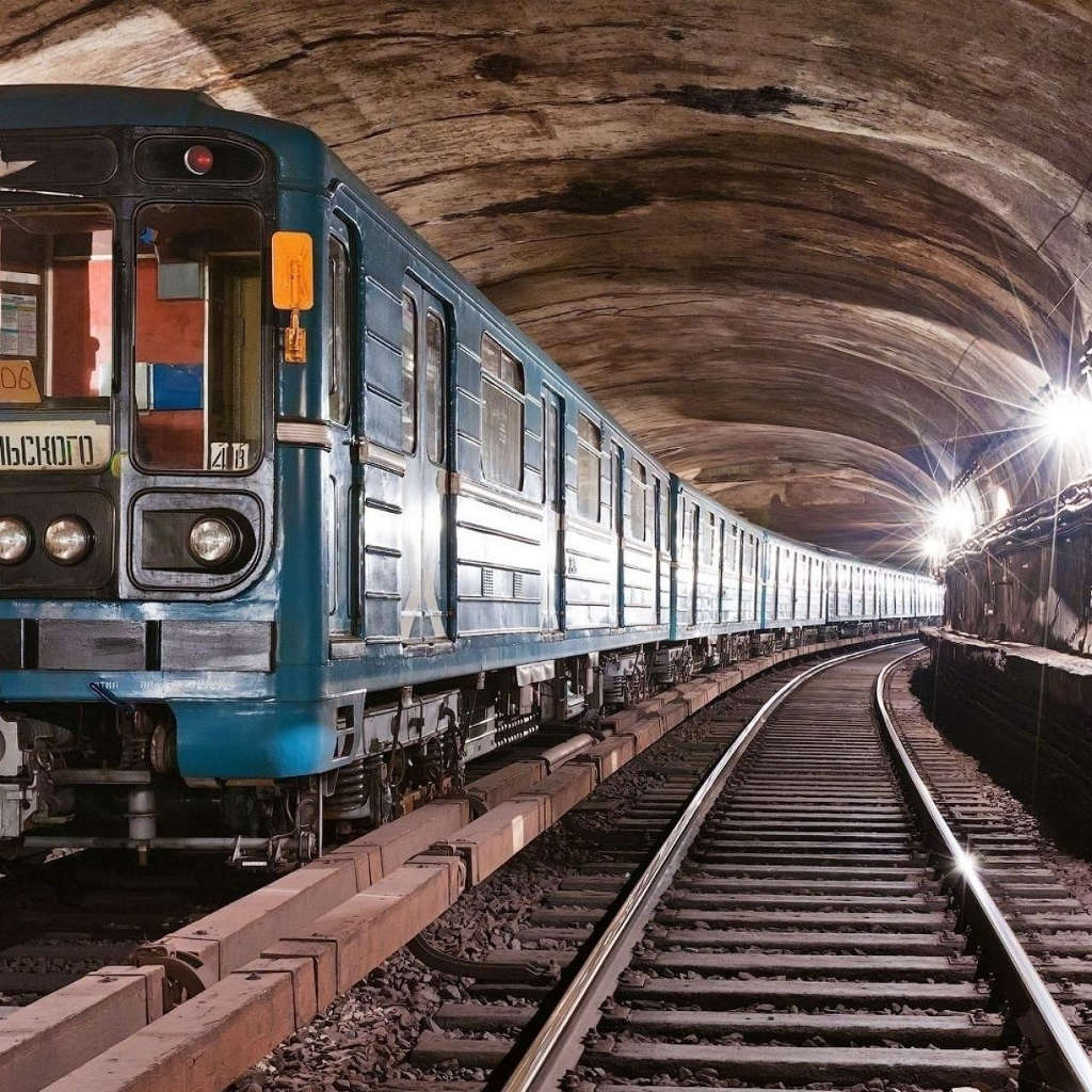 Obrázek metro jede