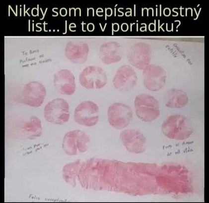 Obrázek milostny&nbsp;list