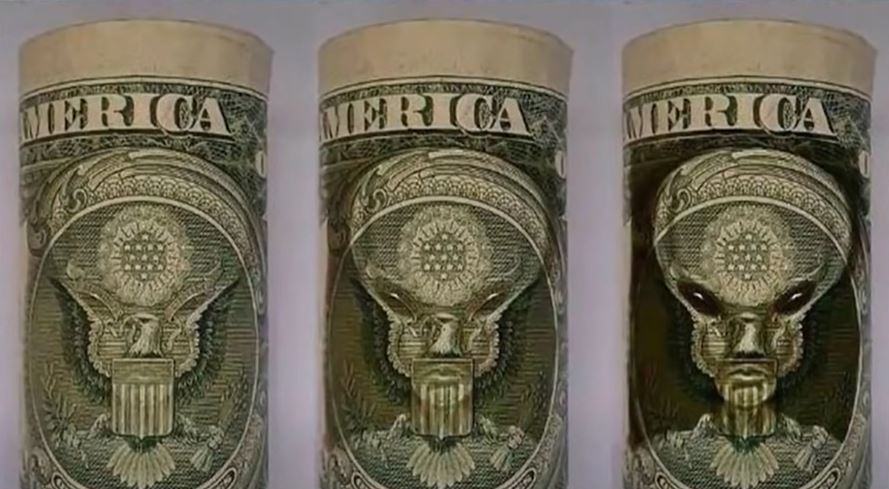 Obrázek mimozemnstan na dollaru